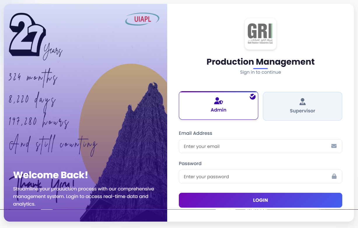 IoT Production System for GRI