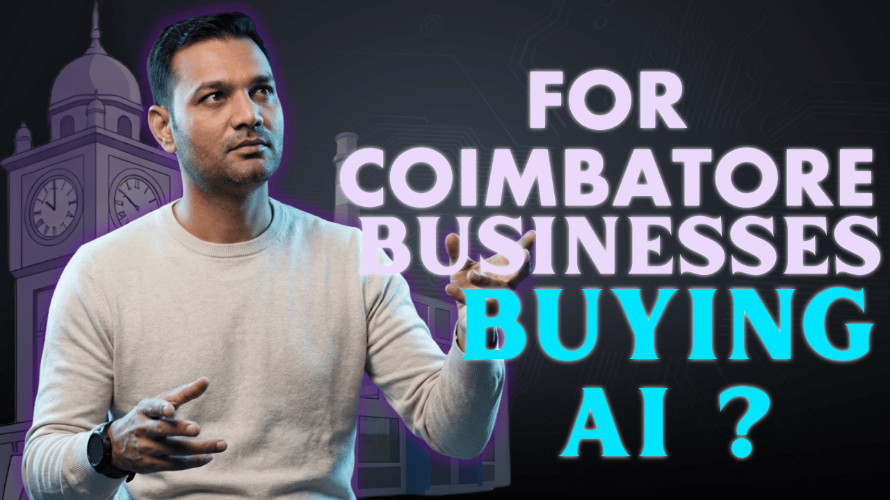 Business owner in Coimbatore reviewing a checklist to choose the best AI chatbot company before signing a contract